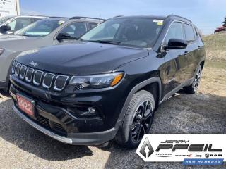 New 2022 Jeep Compass Limited LEATHER - BLIND SPOT - REMOTE START - 4X4 for sale in New Hamburg, ON