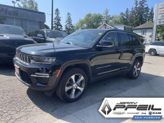 This Grand Cherokee 4XE is available and well equipped with heated and ventilated leather seats, panoramic sunroof, Navigation, backup camera and much more, please call or text 519-662-1063 to book your test drive !!
