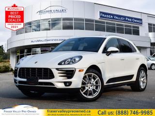 Used 2017 Porsche Macan S  - 	Leather Seats -  Heated Seats - $216.11 /Wk for sale in Abbotsford, BC