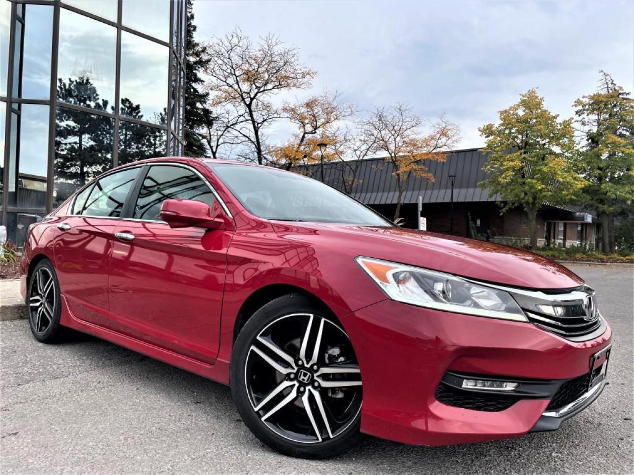 Used 2017 Honda Accord Sedan SPORT|DUAL DISPLAY|SUNROOF|ALLOYS|HEATED SEATS|LEATHER| for sale in Brampton, ON