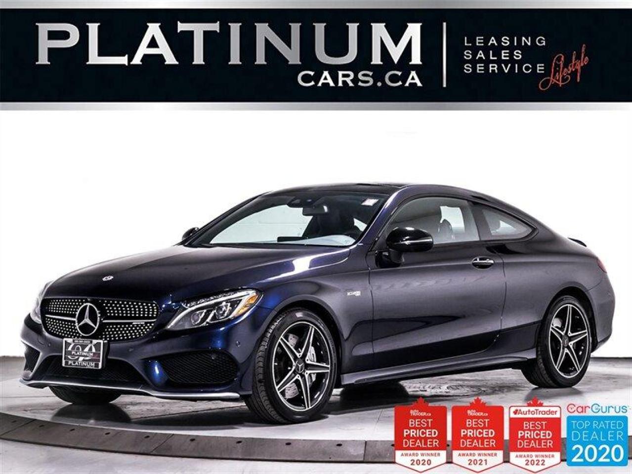 Used 2018 Mercedes-Benz C-Class AMG C43 4MATIC Coupe, 362HP, AMG SPORT PKG, NAV for sale in Toronto, ON