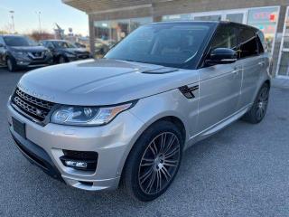 <div>Used | SUV | Silver | Land Rover | Range Rover | Sport | V8 | 4WD | Heated and Cooled Seats </div><div> </div><div>2015 LAND ROVER RANGE ROVER SPORT SC AUTOBIOGRAPHY DYNAMIC V8 WITH 108725 KMS, TAN INTERIOR, NAVIGATION, 360 BACKUP CAMERA, FRONT CAMERA, PANORAMIC SUNROOF, BLIND SPOT DETECTION, LEATHER SEATS, HEATED SEATS, HEATED REAR SEATS, HEATED STEERING WHEEL, DRIVE MODES, PADDLE SHIFTERS, PUSH-BUTTON START, MERIDIAN SOUND SYSTEM, BLUETOOTH, USB, AUX AND MORE!</div>
