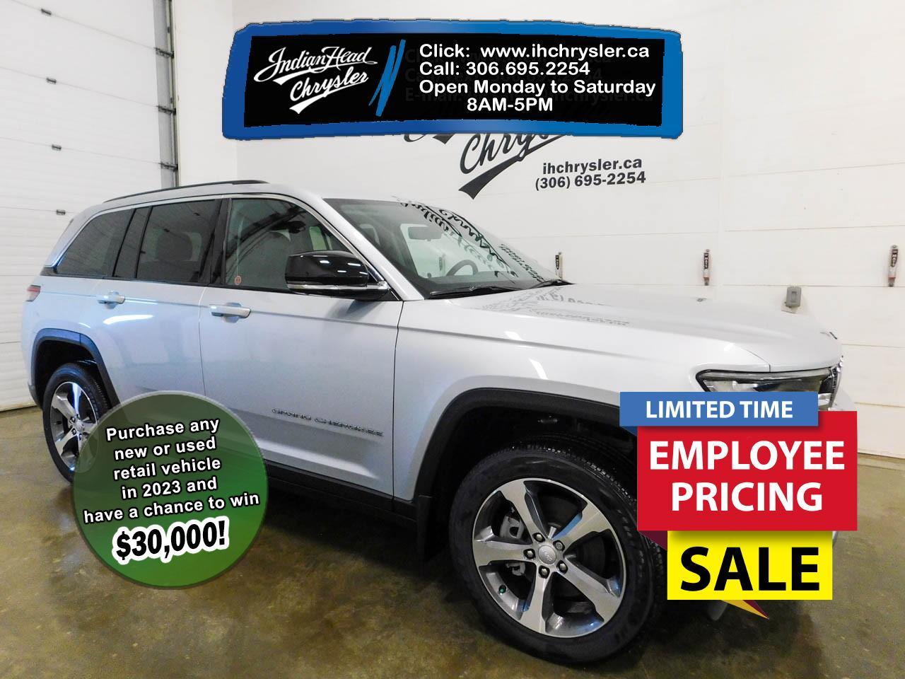 New 2022 Jeep Grand Cherokee 4xe 4xe | Leather | PHEV for sale in Indian Head, SK