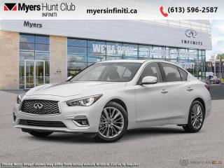New 2022 Infiniti Q50 LUXE  - Sunroof -  Remote Start for sale in Ottawa, ON