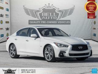Used 2018 Infiniti Q50 3.0t LUXE, AWD, BackUpCam, Navi, Sunroof, OnStar, OneOwner, SatelliteRadio for sale in Toronto, ON