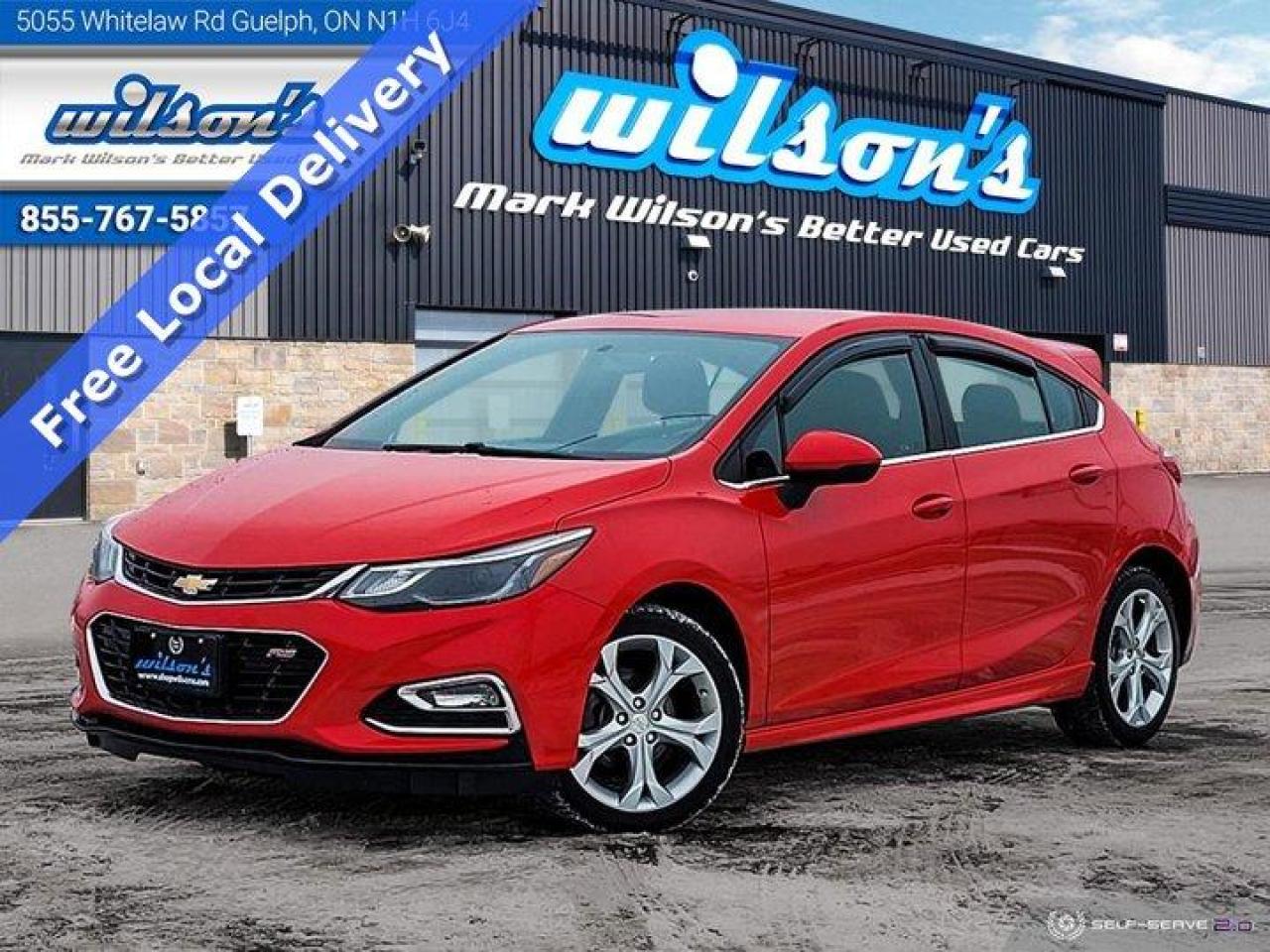 Used 2018 Chevrolet Cruze LT  Hatchback - RS Package, Heated Seats, Teen Driver, Reverse Camera, Keyless Entry, & More! for sale in Guelph, ON