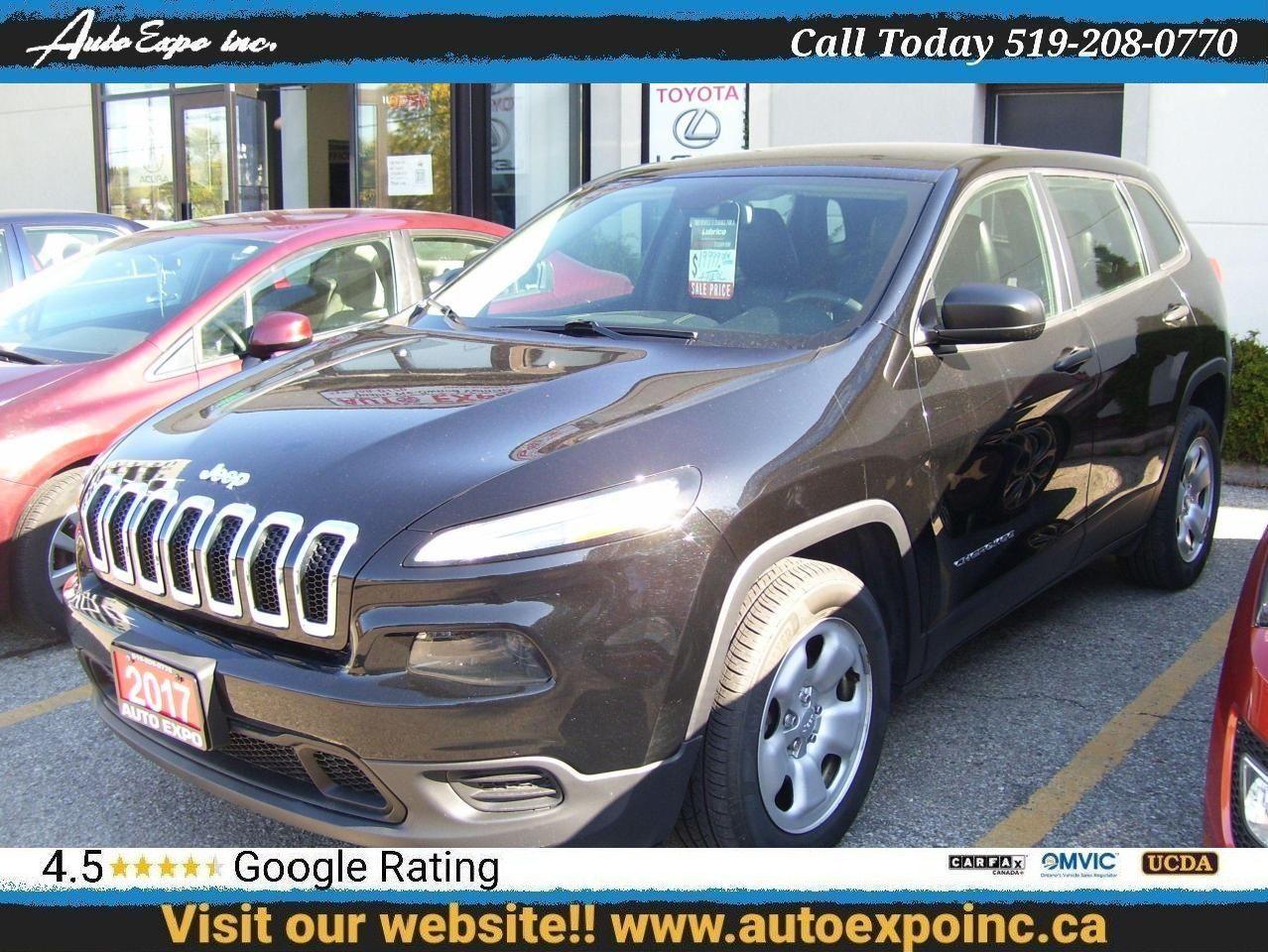 2017 Jeep Cherokee SPORT,BLUETOOTH,BACKUP CAMERA,LEATHER,CERTIFIED,,, - Photo #1