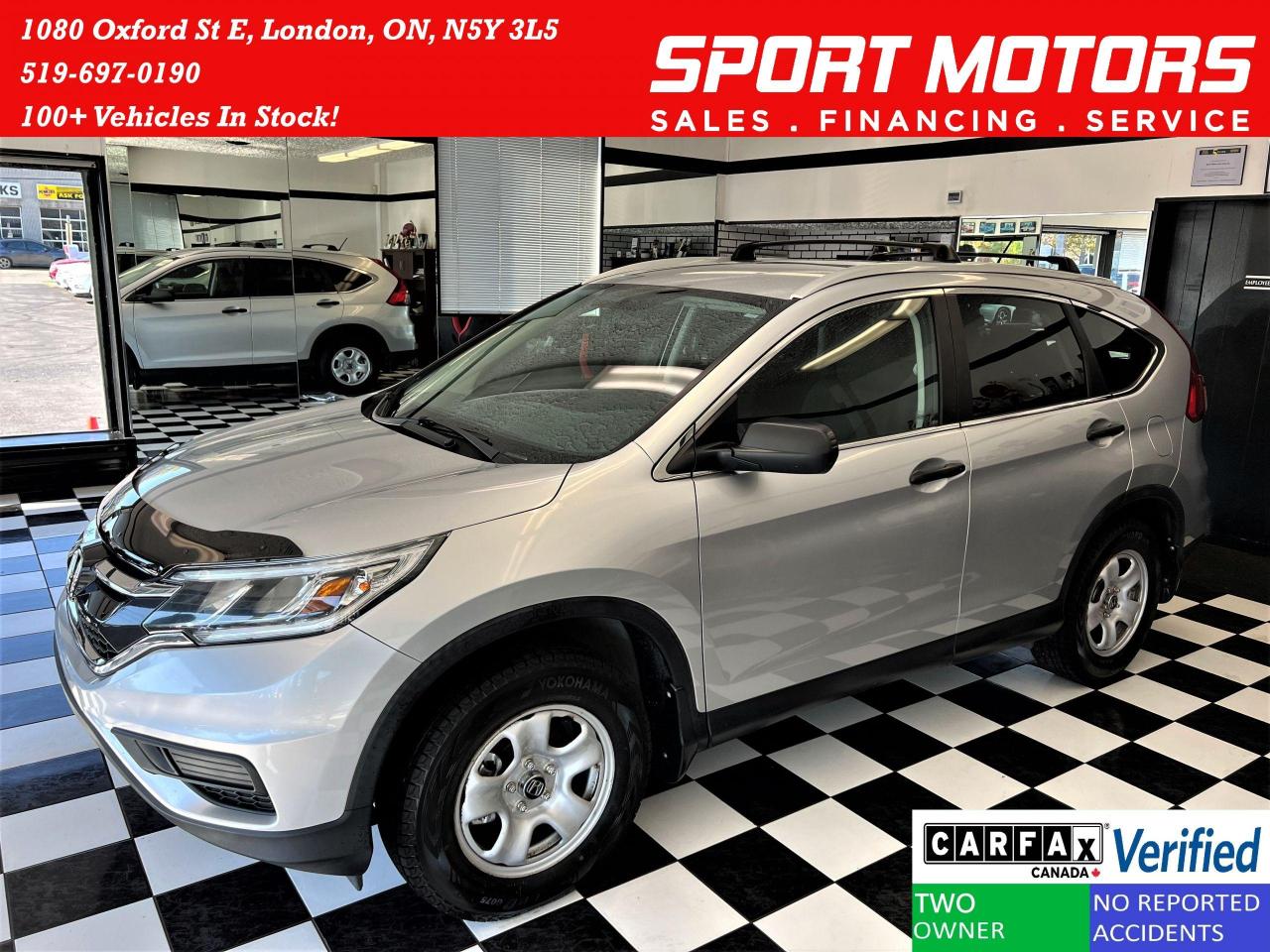 2016 Honda CR-V LX+New Brakes+Camera+Bluetooth+CLEAN CARFAX Photo1