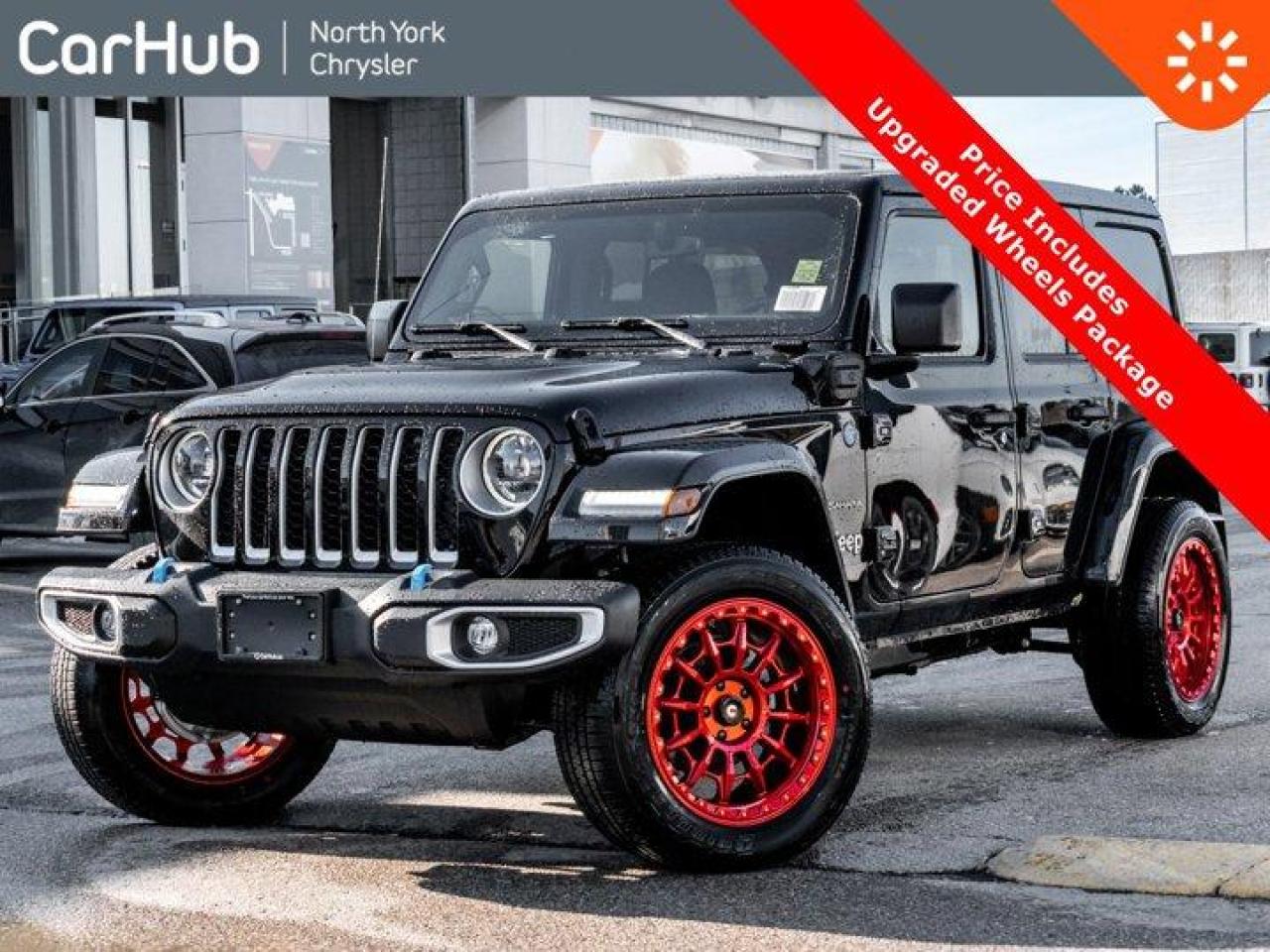 New 2023 Jeep Wrangler 4xe Sahara 4 Door LEDs Skyroof Heated Leather Seats Nav ALPINE Sound for sale in Thornhill, ON