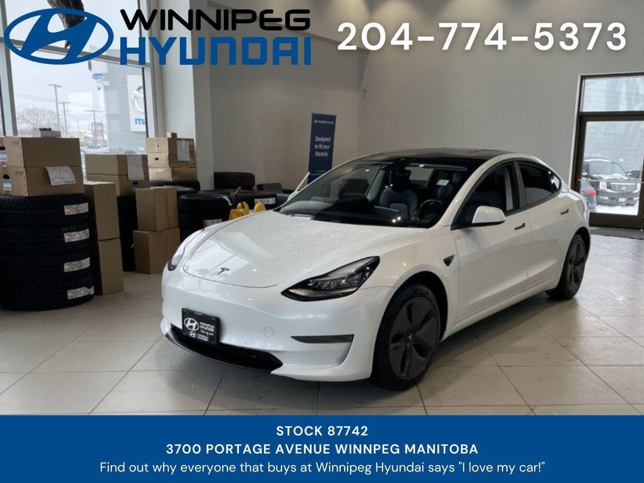 Used 2020 Tesla Model 3 STANDARD RANGE PLUS for sale in Winnipeg, MB