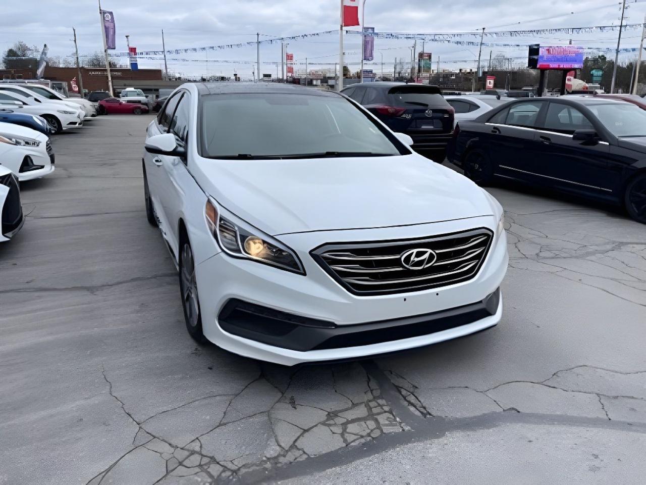 Used 2015 Hyundai Sonata Sport Tech NAV LEATHER ROOF WE FINANCE ALL CREDIT for sale in London, ON