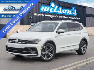 Used 2021 Volkswagen Tiguan Highline 4Motion w/ R-Line Pkg - Navigation, Leather, Sunroof, Heated Seats + Steering, & Much More! for sale in Guelph, ON