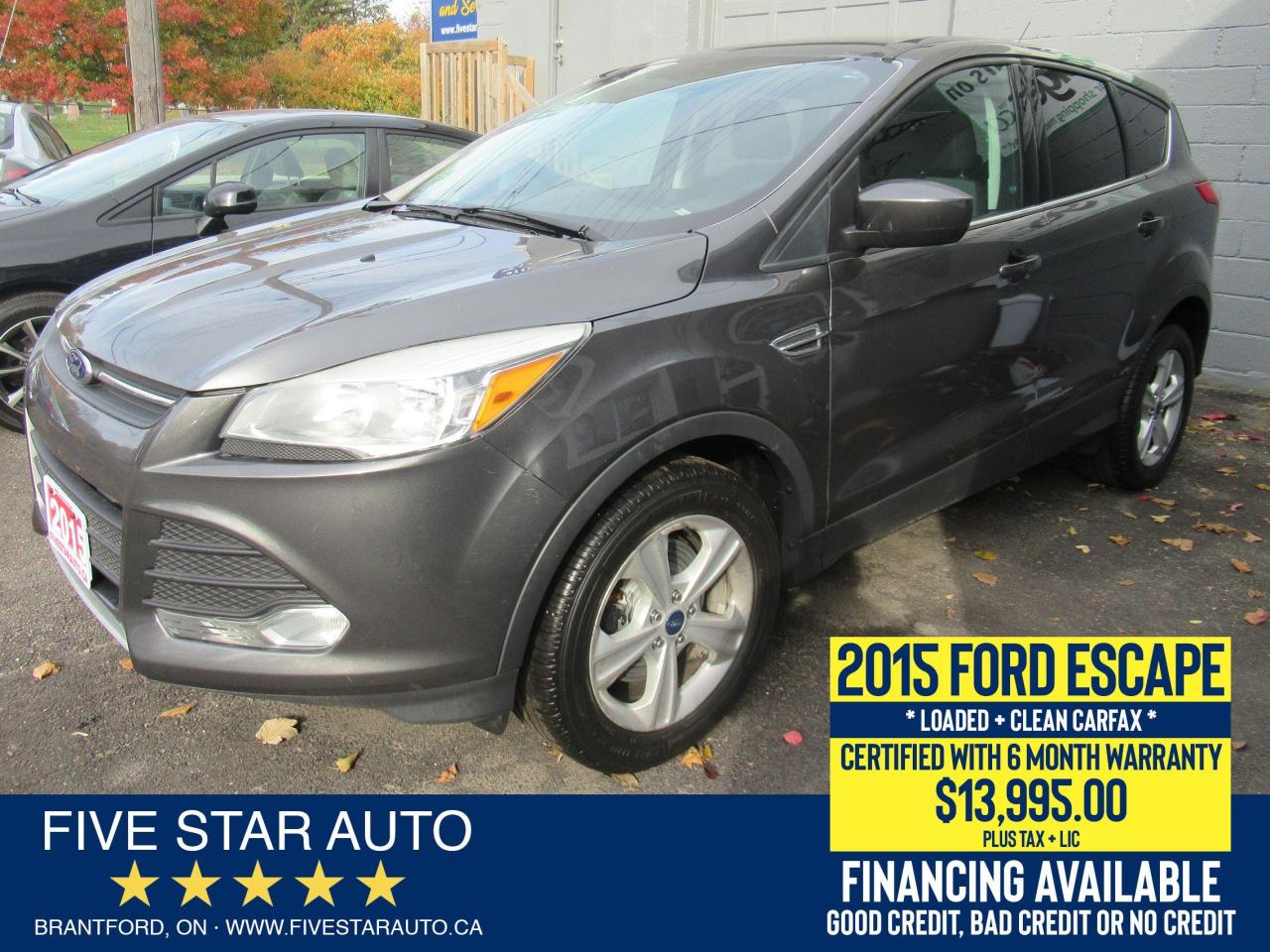 2015 Ford Escape SE *Clean Carfax* Certified w/ 6 Month Warranty