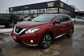 Used 2018 Nissan Murano NISSAN MURANO Platinum AWD BLOWOUT PRICE!!!!!! for sale in Winnipeg, MB