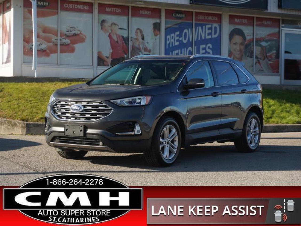 Used 2019 Ford Edge SEL  NAV LANE-KEEP HTD-SW P/GATE 18-AL for sale in St. Catharines, ON