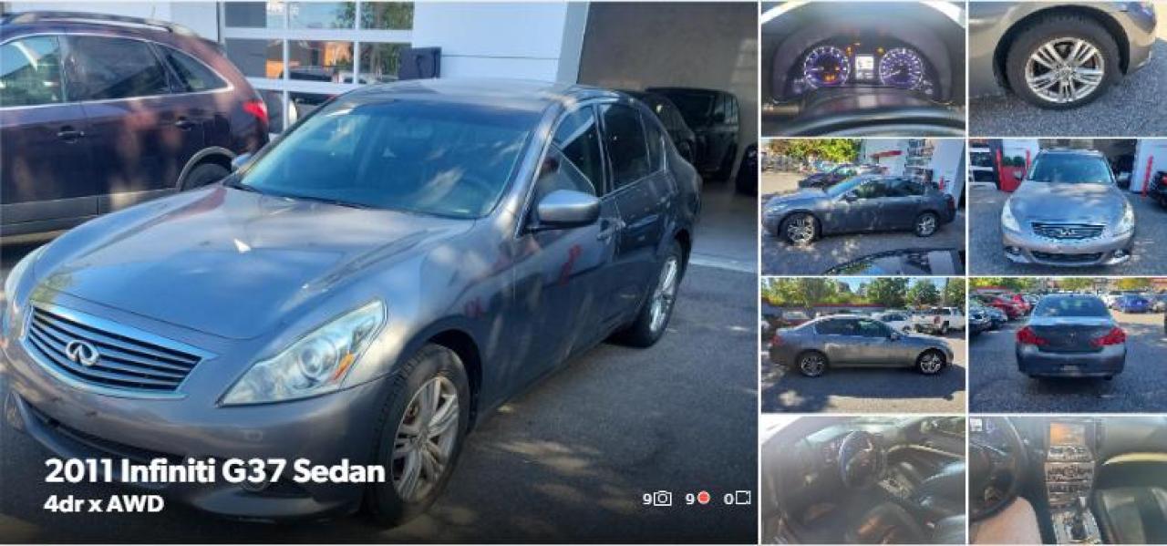 Used 2011 Infiniti G37 X G37x-> 100% APPROVED FINANCING for sale in Toronto, ON