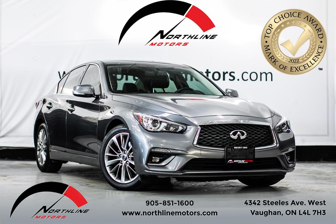 Used 2018 Infiniti Q50 3.0t LUXE / NAVI/ ROOF/ CAM/ REMOTE START/ KEYLESS for sale in Vaughan, ON