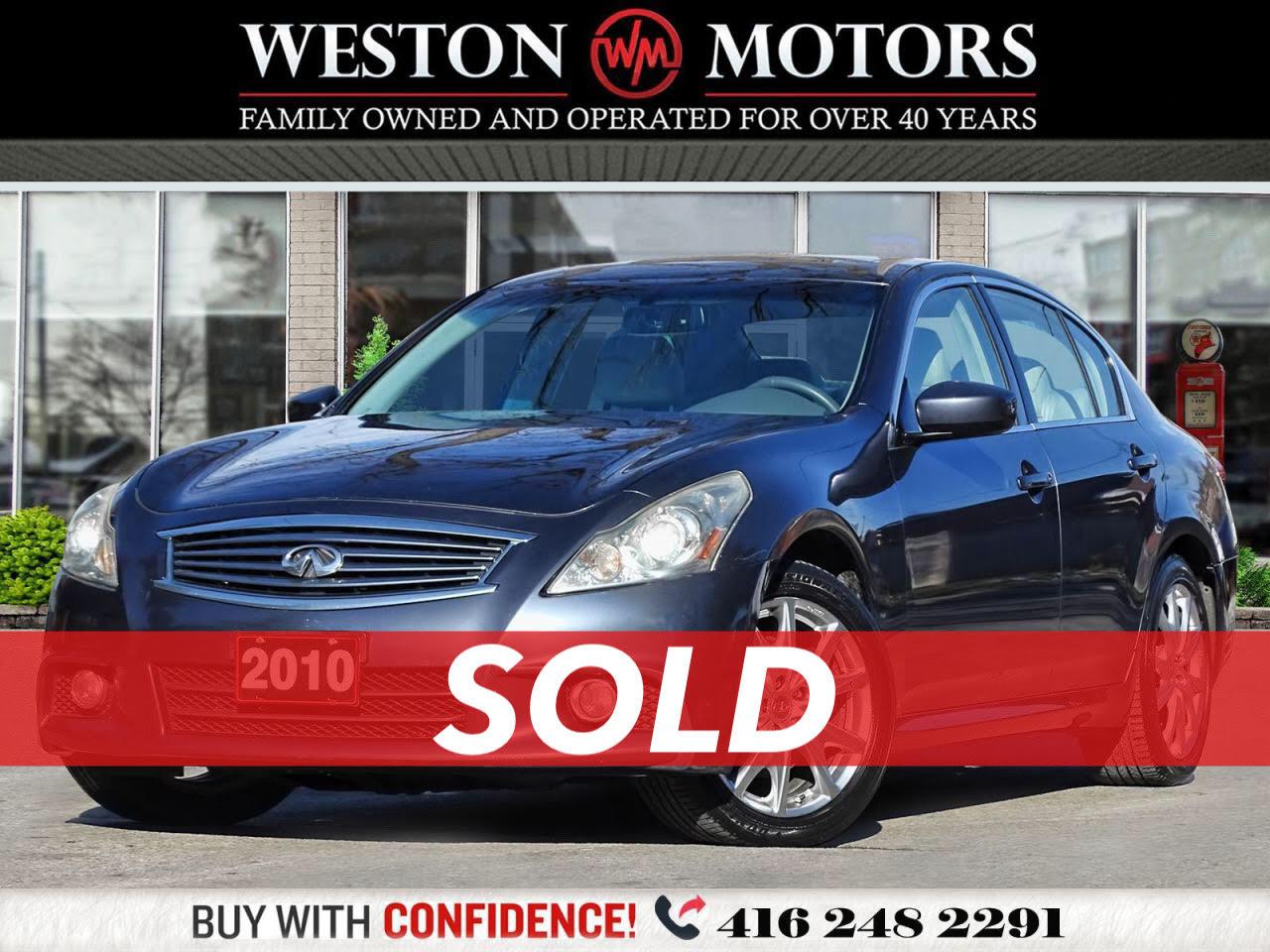 2010 Infiniti G37 AWD*A/C*LEATHER*HEATEDSEATS*SUNROOF!!!