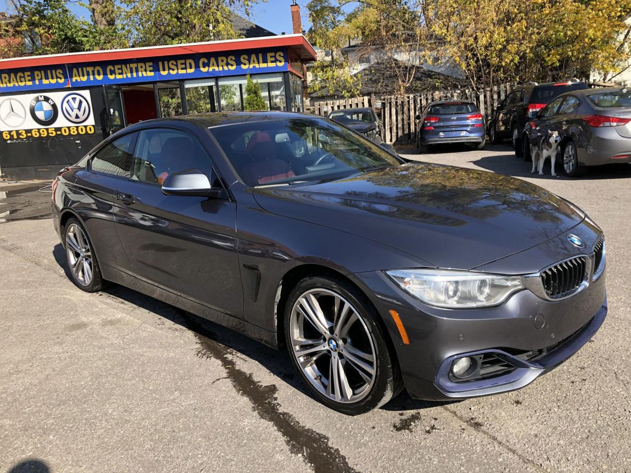 <div>**AWD AND WINTER ALLOY PACKAGE!!**</div><br /><div> This beautiful gray BMW is a perfect example of why everyone wants these cars. The sports car is ready for summer with new tires, and a full servicing by a BMW master technician! Its even a fantastic winter car, with heated seats and all wheel drive, you can tame winter in style and luxury! It classic lines and luxurious features make even a trip to the grocery store exciting. Loaded with tons of features, this car is impressive and a dream to drive. Come see it for yourself today!</div><br /><div>Red Leather</div><br /><div>Power Windows and Locks</div><br /><div>Sunroof</div><br /><div>Bluetooth</div><br /><div>Fog Lights</div><br /><div>Alloy Rims</div><br /><div>Winter Tires on Alloy Rims</div><br /><div>Air Conditioning</div><br /><div>Backup Sensors</div><br /><div>Carfax Included</div><br /><div>Trade-ins Welcome</div><br /><div><span>Financing Available</span></div><br /><div><br></div><br /><div>Extended Warranty Available</div><br /><div>Pay the price you see plus HST! Car buying is safe and easy at Garage Plus Auto Centre</div><br /><div>www.garageplusautocentre.com</div>