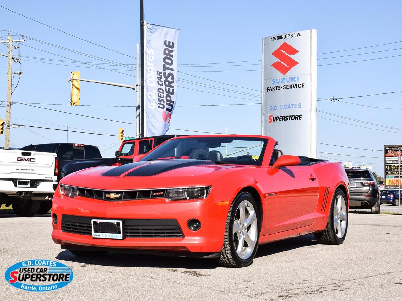 Used 2015 Chevrolet Camaro LT RS Convertible ~Heated Leather ~Cam ~Bluetooth for sale in Barrie, ON