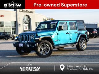 Used 2020 Jeep Wrangler Unlimited Sahara UNLIMITED SAHARA NAVIGATION LEATHER SAFETY GROUP for sale in Chatham, ON