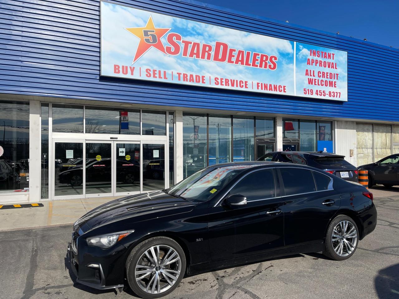 Used 2019 Infiniti Q50 NAV LEATHER SUNROOF MINT! WE FINANCE ALL CREDIT! for sale in London, ON