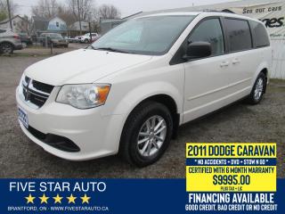 Used 2011 Dodge Grand Caravan SXT *No Accidents* Certified w/ 6 Month Warranty for sale in Brantford, ON