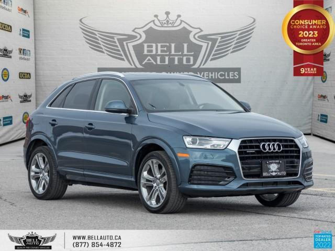 2018 Audi Q3 Progressiv , BackUpCamera, Pano, Navi, ParkingSensor, TurboCharged Photo1