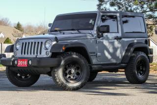 Used 2016 Jeep Wrangler 4WD 2dr SPORT | HARD TOP | UPGRADED WHEELS for sale in Waterloo, ON
