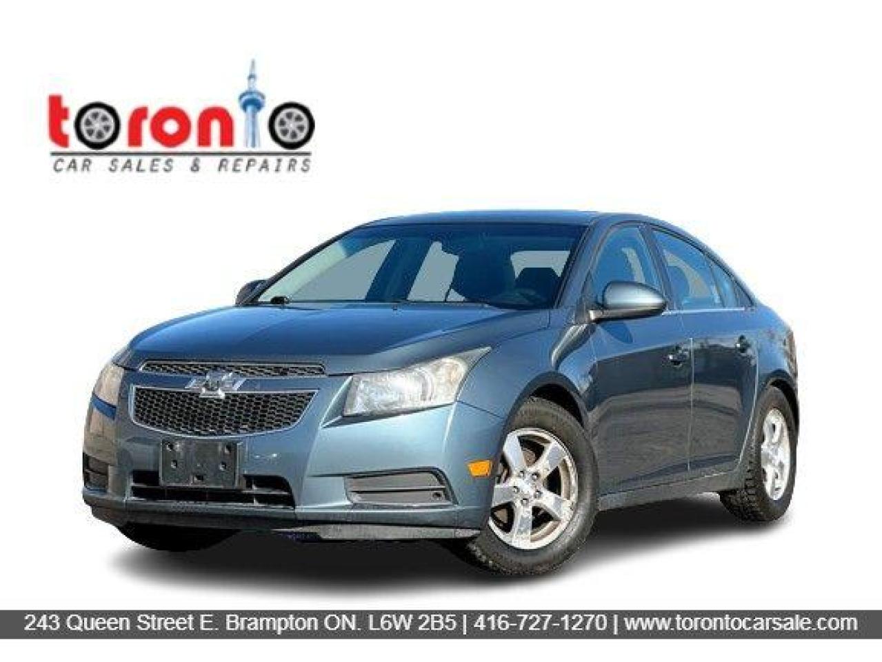 Used 2012 Chevrolet Cruze LT Turbo+ w/1SB | SUNROOF | BLUETOOTH | ALLOYS for sale in Brampton, ON