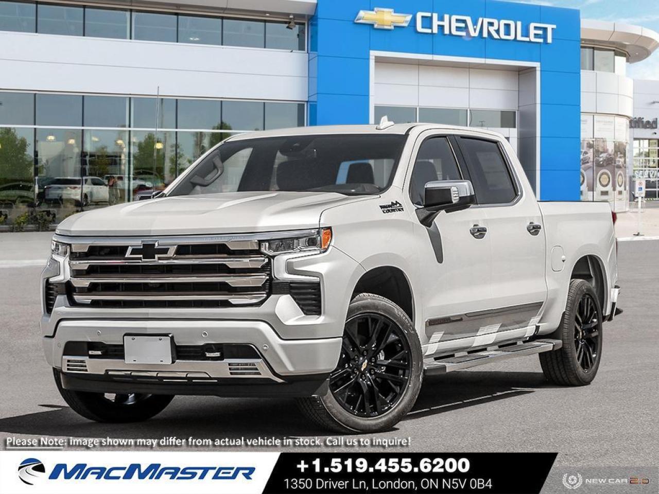 New 2023 Chevrolet Silverado 1500 High Country V8 | 4X4 | REMOTE START | SPRAY ON BEDLINER | HD SURROUND VISION | ONSTAR for sale in London, ON