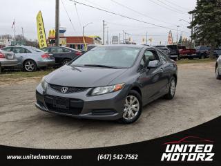 Used 2012 Honda Civic LX~Certified~ 3 YEAR WARRANTY~NO ACCIDENTS~One Own for sale in Kitchener, ON