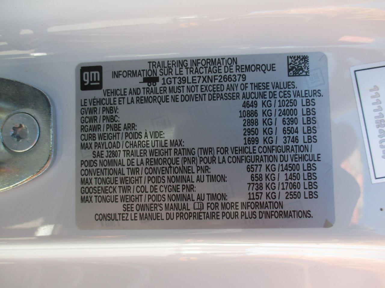 2022 GMC Sierra 2500 4WD Reg Cab 142" Pro. HD LONG BOX - Photo #12
