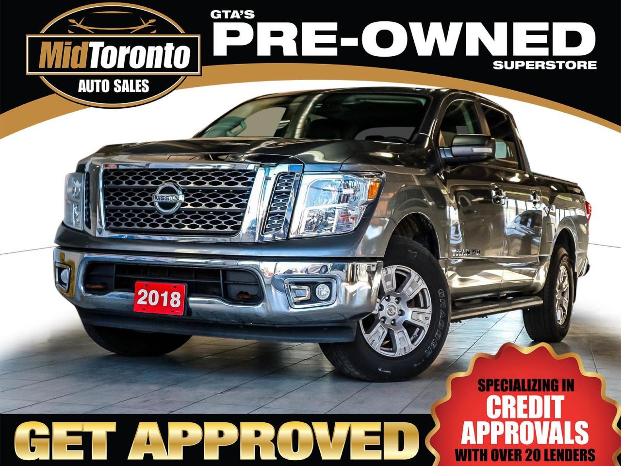 Used 2018 Nissan Titan 4 New Tires - Leather - 4WD - V8 - Bed Liner - Bed Cover - Step Bars - Remote Entry - No Accidents - One Owner for sale in North York, ON