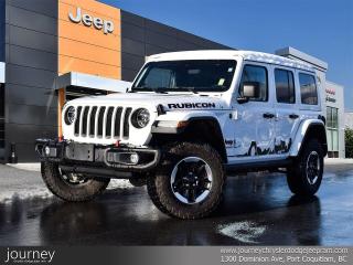 Recent Arrival!

2020 Jeep Wrangler Unlimited Rubicon 4WD 8-Speed Automatic 3.6L V6 24V VVT Bright White Clearcoat



1-Yr SiriusXM Guardian Subscription, 4G LTE Wi-Fi Hot Spot, 5-Yr SiriusXM Traffic Subscription, 8 Speakers, 8.4 Touchscreen, Advanced Brake Assist, Advanced Safety Group, Air Conditioning, Alloy wheels, Auto-Dimming Rear-View Mirror, Blind-Spot/Rear Cross-Path Detection, Cold Weather Group, Daytime Running Lights w/LED Accents, For Details, Visit DriveUconnect.ca, Forward Collision Warn/Active Braking, Front anti-roll bar, Front dual zone A/C, Front fog lights, Front Heated Seats, Fully automatic headlights, GPS Navigation, HD Radio, Heated Steering Wheel, Leather steering wheel, LED Fog Lamps, LED Lighting Group, LED Reflector Headlamps, LED Taillamps, Park-Sense Rear Park Assist System, Quick Order Package 25R, Radio: Uconnect 4C Nav w/8.4 Display, Rear anti-roll bar, Rear Window Defroster, Remote keyless entry, Remote Start System, Safety Group, SiriusXM Traffic, SiriusXM Travel Link, SOS Call & Roadside Assistance Call, Speed control, Steel Bumper Group, Steel Front Bumper, Steel Rear Bumper, Steering wheel mounted audio controls, Uconnect 4C Nav & Sound Group.