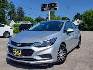 <p><span style=font-family: Segoe UI, sans-serif; font-size: 18px;>***LOW MILEAGE***GREAT CONDITION GREY ON BLACK CHEVROLET HATCHBACK W/ EXTRAORDINARILY LOW MILEAGE, EQUIPPED W/ THE VERY FUEL EFFICIENT 4 CYLINDER 1.4L ECOTECH TURBO ENGINE, LOADED W/ REAR-VIEW CAMERA, HEATED SEATS, APPLE AND ANDROID CAR PLAY, TINTED WINDOWS, BLUETOOTH CONNECTION, ON-STAR ASSIST, POWER LOCKS/WINDOWS AND MIRRORS, KEYLESS/PROXIMITY ENTRY, CRUISE CONTROL, AUTOMATIC HEADLIGHTS, AIR CONDITIONING, WARRANTIES AND MORE! This vehicle comes certified with all-in pricing excluding HST tax and licensing. Also included is a complimentary 36 days complete coverage safety and powertrain warranty, and one year limited powertrain warranty. Please visit our website at www.bossauto.ca today!</span></p>