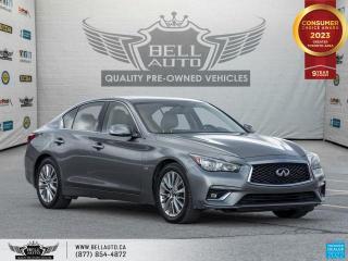 Used 2018 Infiniti Q50 3.0t LUXE, AWD, Navi, SunRoof, BackUpCam, OnStar, NoAccident for sale in Toronto, ON