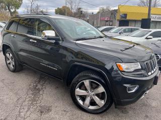 Used 2015 Jeep Grand Cherokee Overland/NAVI/CAMERA/LEATHER/ROOF/ALLOYS for sale in Scarborough, ON