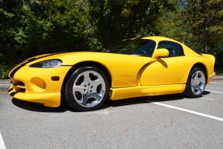 This 2001 Dodge Viper GTS is one of roughly 950 examples produced for the year and only has 7,6 00 Miles. Prior to coming to BC, the car spent its life in Nevada and Mississippi and has no accidents. Well equipped with Leather seats, Alpine CD Stereo, Tilt steering wheel, Power windows, Power door locks, Power mirrors, Cruise control, Keyless entry, Air conditioning, Colour matching car cover with black racing stripes, Double-bubble roof, NACA Duct hood, Aluminum fuel filler, Ducktail rear spoiler, Projector headlamps, Fog lamps, Limited-slip differential, Four-wheel anti-lock disc brakes, Gloss-black front calipers with Viper-script decals, 18 Alloy wheels. 8.0L V10 mated to a 6 speed manual transmission rated by the factory at 450hp / 490lb-ft. A 1 year warranty is included in the purchase price of this vehicle. Well maintained and just serviced. Leasing and financing available. All trades accepted. 
 
 
 Viewing by appointment 

 Dealer # 10290 
 
 null