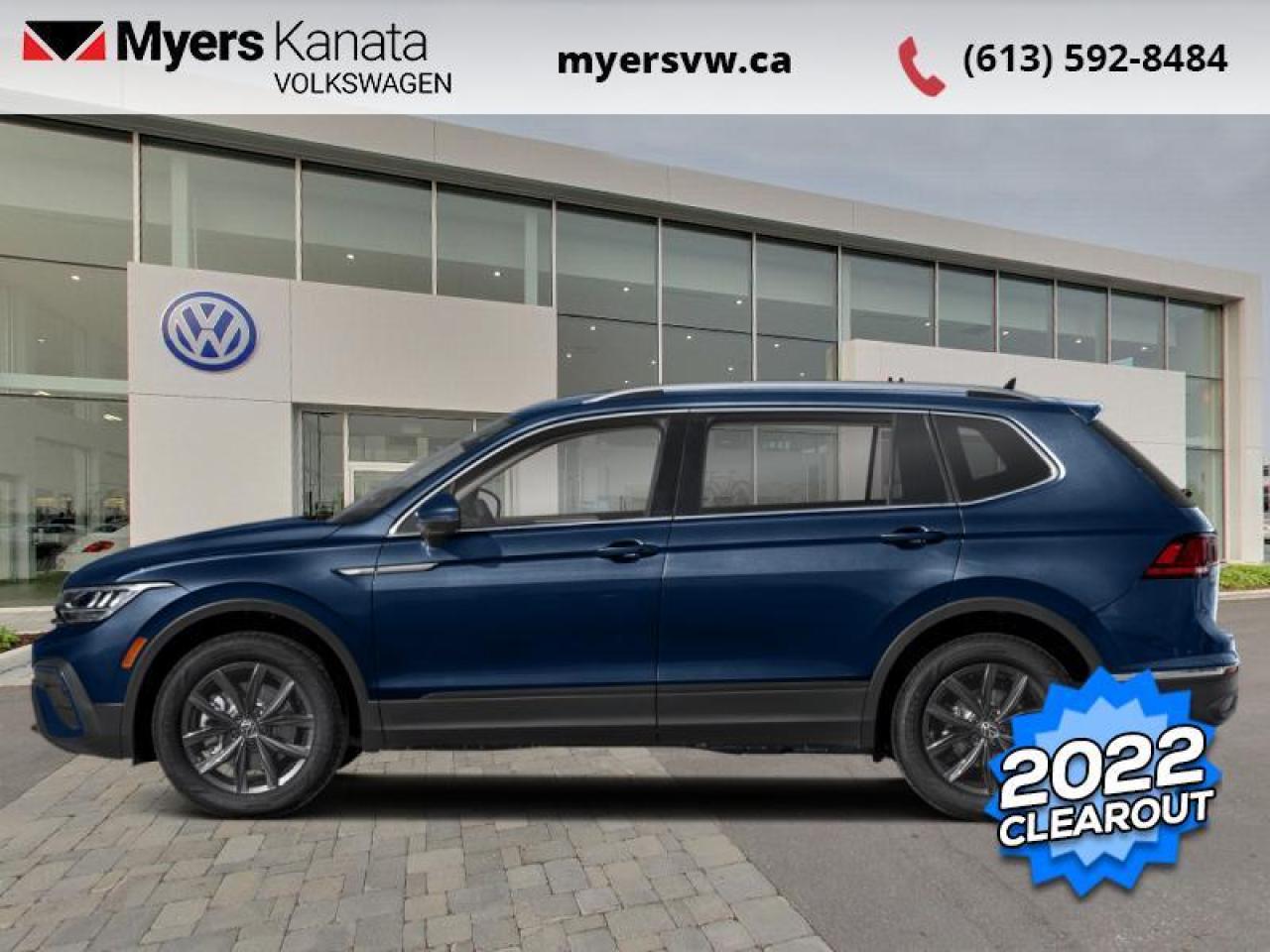 Used 2022 Volkswagen Tiguan Comfortline  - Sunroof for sale in Kanata, ON