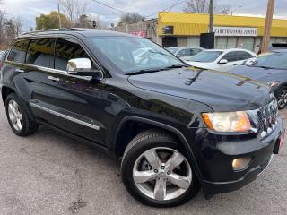 Used 2013 Jeep Grand Cherokee Overland/NAVI/CAMERA/LEATHER/ROOF/LOADED/ALLOYS for sale in Scarborough, ON