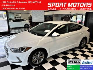Used 2017 Hyundai Elantra GL+ApplePlay+Camera+Blind Spot+CLEAN CARFAX for sale in London, ON