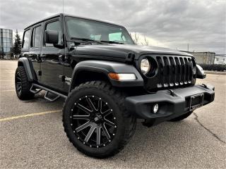 Used 2020 Jeep Wrangler Unlimited 4x4|SPORT|ALLOYS|HEATED LEATHER SEATS|HEATED STEERING WHEEL| for sale in Brampton, ON