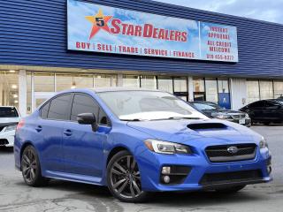 Used 2016 Subaru WRX NAV LEATHER SUNROOF MINT! WE FINANCE ALL CREDIT! for sale in London, ON