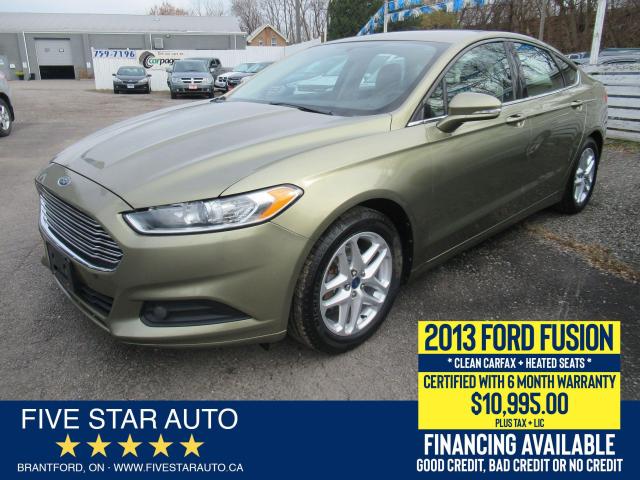 2013 Ford Fusion SE *Clean Carfax* Certified w/ 6 Month Warranty