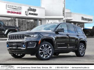 New 2022 Jeep All-New Grand Cherokee 4xe OVERLAND | 4XE | REAR SEAT VIDEO for sale in Simcoe, ON