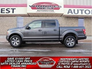 Used 2018 Ford F-150 CREW FX4 OFF ROAD SPORT 4X4 5.0L V8, LOTS OPTIONS! for sale in Headingley, MB