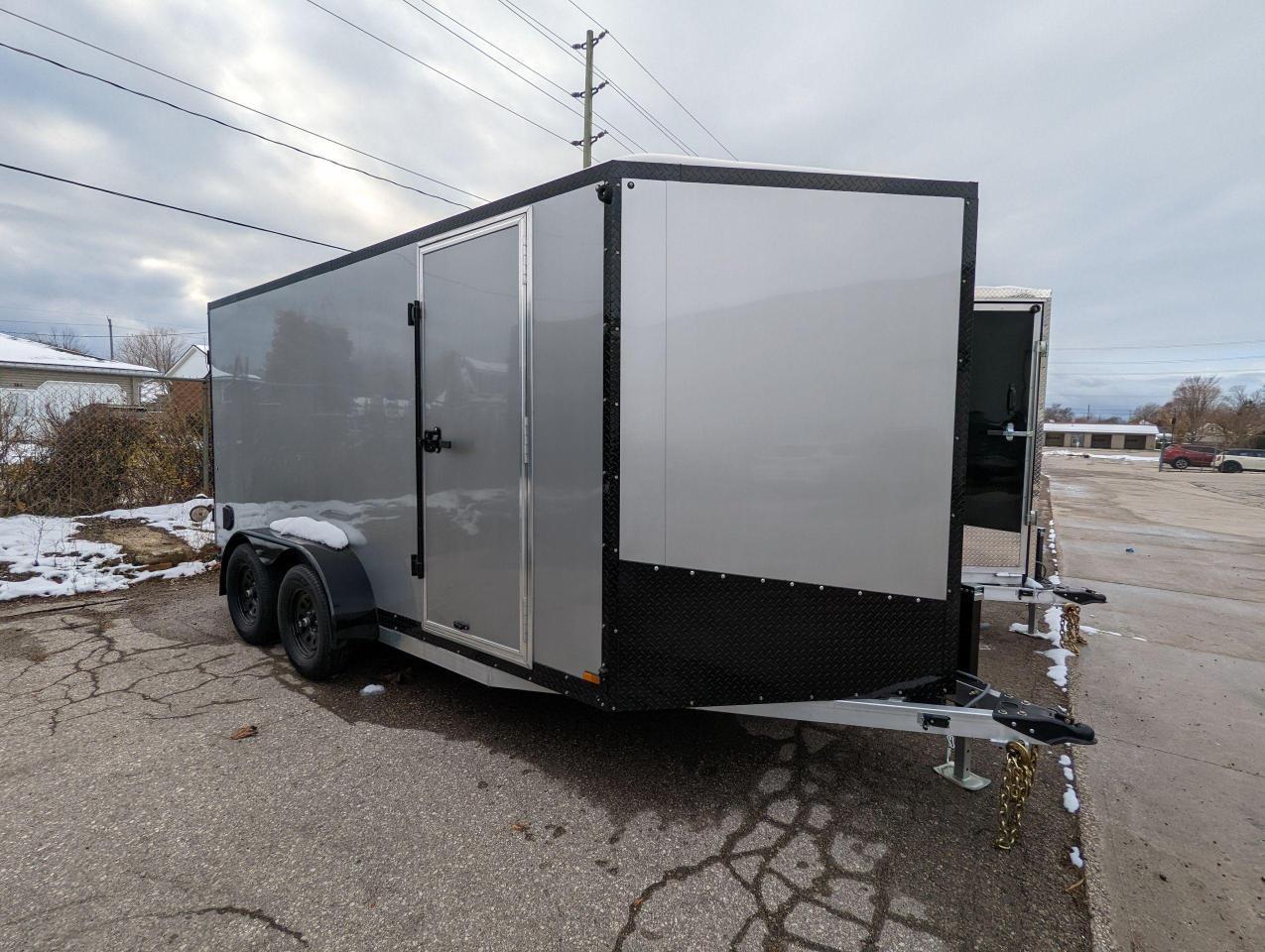 2023 Canadian Trailer Company 7x14 V Nose Cargo Trailer Aluminum
