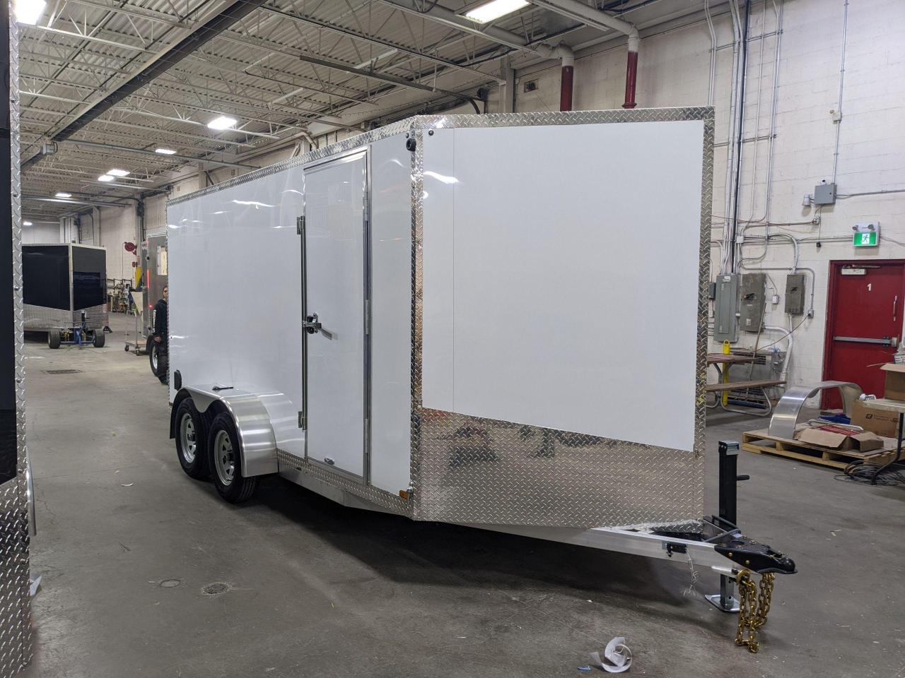 2023 Canadian Trailer Company 7x14 V Nose Cargo Trailer Aluminum Photo1
