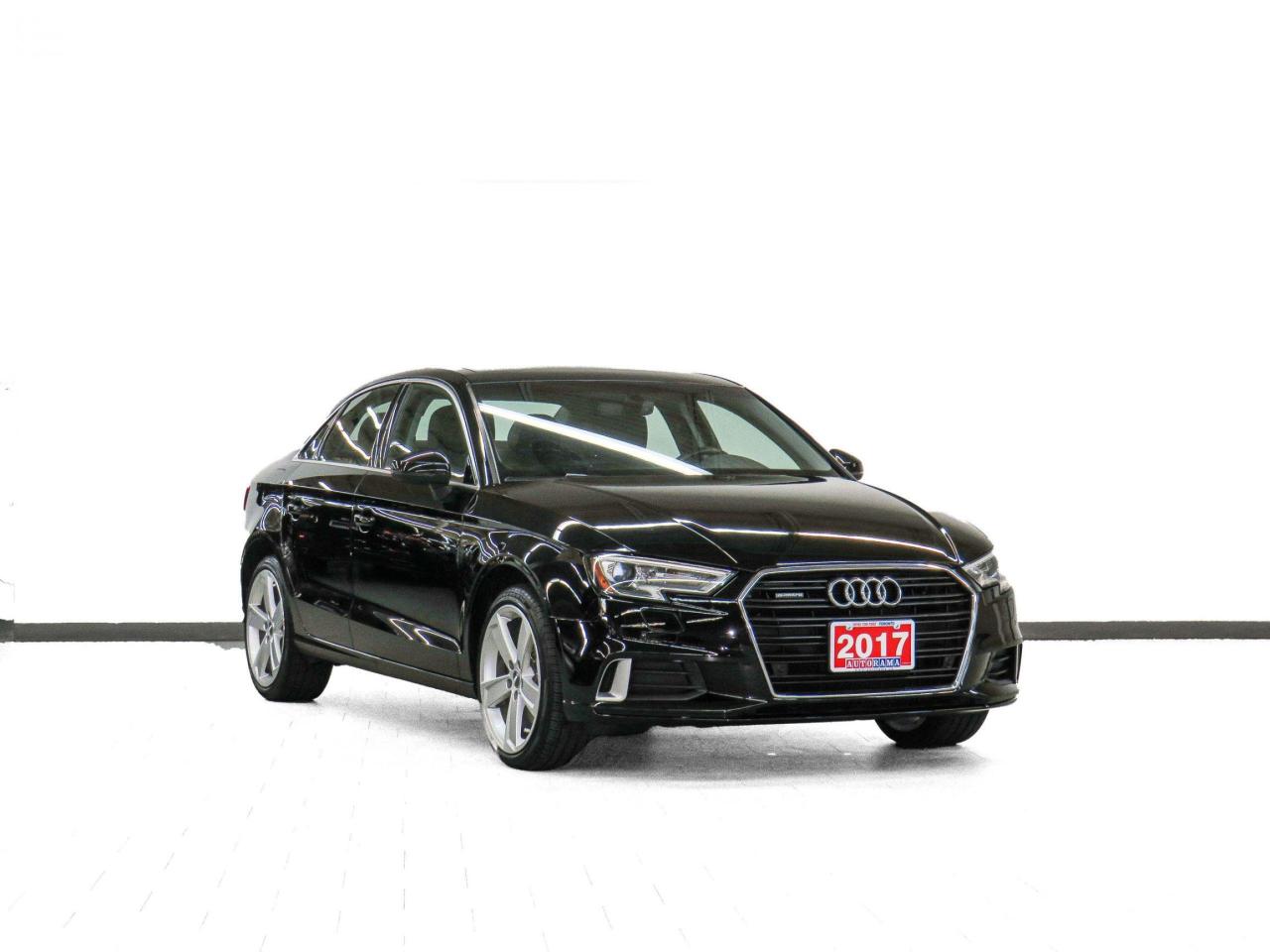2017 Audi A3 PROGRESSIV | Quattro | Leather | Sunroof | CarPlay